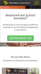 Mobile Screenshot of muzieklesinamersfoort.nl
